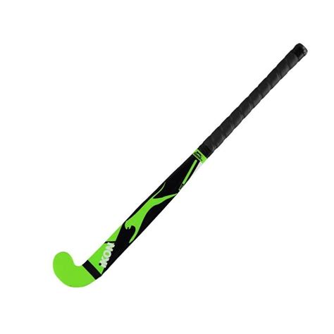 Black And Green Wooden Wood Hockey Stick For Sports Size 37inch At