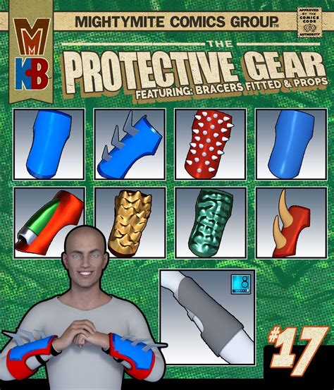 Protective Gear 017 MMKBG8 | Daz 3D