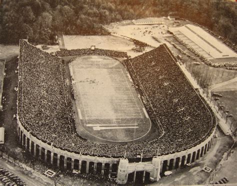 Palmer Stadium 1939 | Princeton university, Past life, Princeton