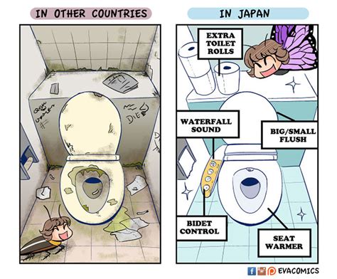 30 Illustrations Showing The Cultural Differences Between Japan And