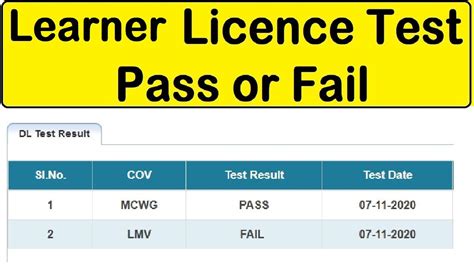 Ll Test Pass Or Fail Dl Test Pass Or Fail Ll Dl Test Result Check