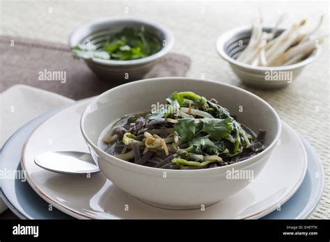 Rice Noodle Soup Stock Photo - Alamy