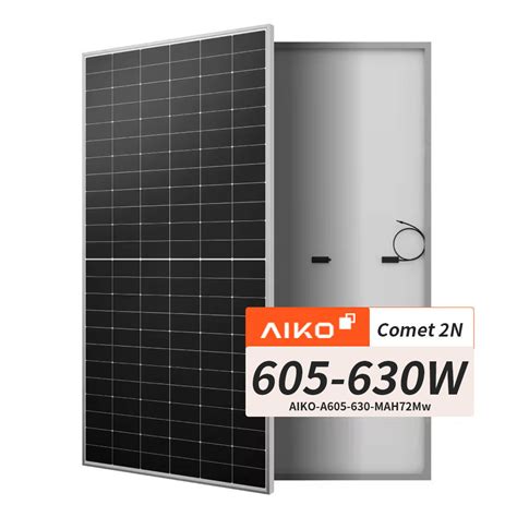 Aiko Solar 630 Watt Mono Half Cell Monofacial Solar Placa 605w610w 615w