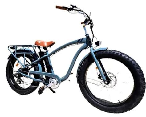 HD Rocket Beach Cruiser Fat Tire 1000W Burn The Ships Electrics