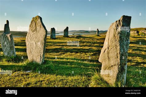 Callanish 1 Standing Stones Neolithic Stone Circle Callanish Isle Of