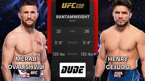 Merab Dvalishvili Vs Henry Cejudo Ufc Ai Prediction Full