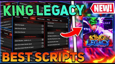 King Legacy Script GUI Hack Auto Farm Bring Fruits Auto Raid And