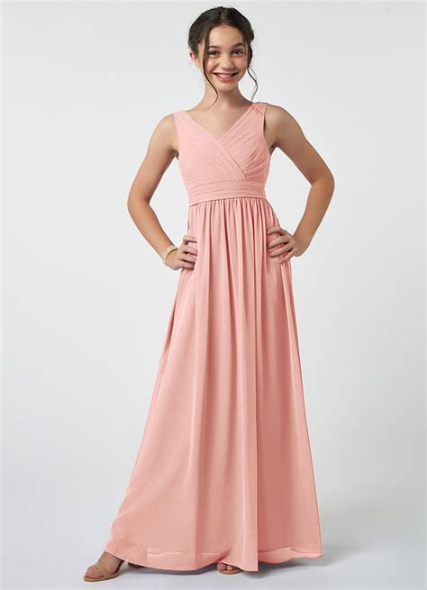 Azazie Kora Junior Bridesmaid Dress In Rosette Azazie Uk