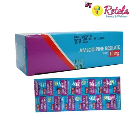 Jual AMLODIPINE 10 MG 1 STRIP 10 TABLET Shopee Indonesia