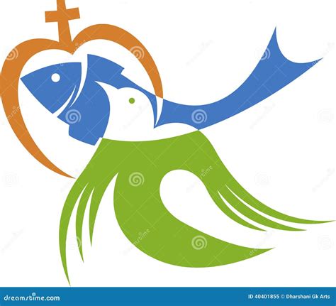 Represents Christian Love Logo Stock Vector - Image: 40401855