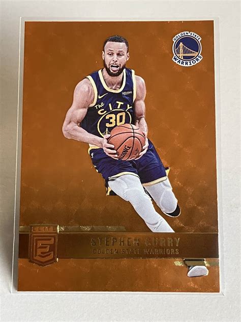 Yahoo Stephen Curry Elite Orange Paralle