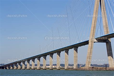 The famous Pont de Normandie – Stock Editorial Photo © bimka1 #12736172