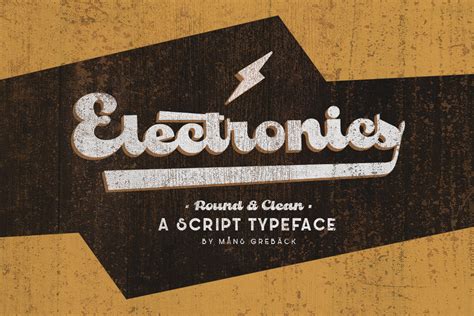 Electronics Font Måns Grebäck Fontspace