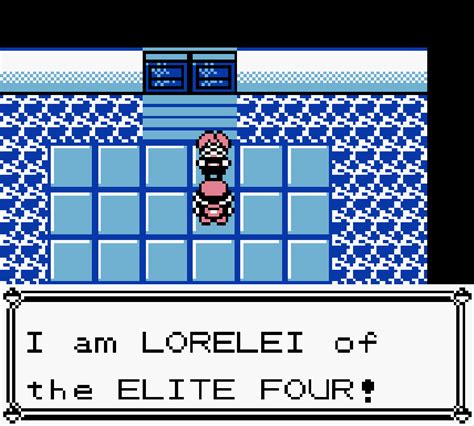 Elite Four: Lorelei - Pokémon League - Walkthrough - Pokémon Red Blue Yellow - Azurilland