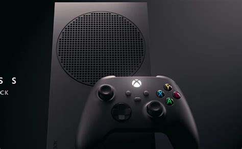 Así es la nueva consola de Xbox Series S en color negro