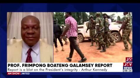 Prof Frimpong Galamsey Report Former Environment Minister Names Some