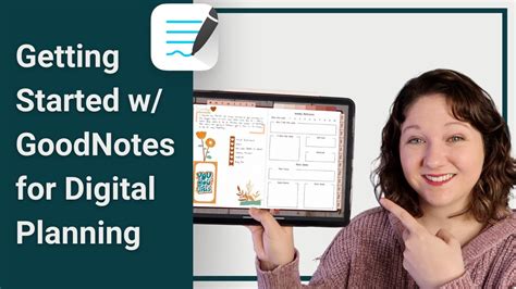 Getting Started With GoodNotes For Digital Planning YouTube