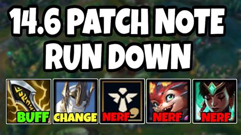 CHALLENGER SUPPORT RUNSDOWN 14 6 LEAGUE OF LEGENDS PATCHNOTES 14 6