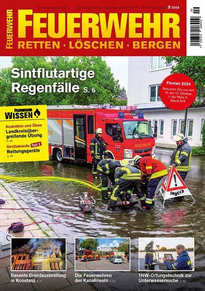 Feuerwehr Retten L Schen Bergen Fachzeitschrift Stadtverwaltung