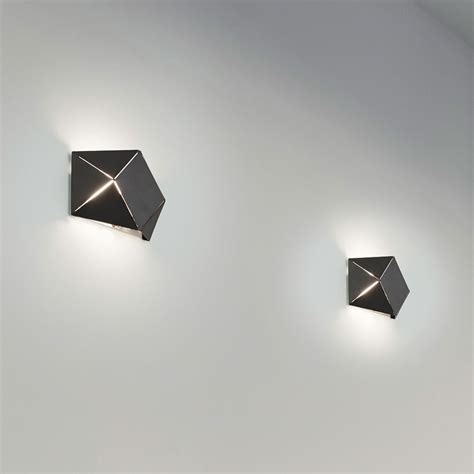 Zandor Led Wall Lamp In Black Width Cm Lights Co Uk