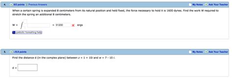 Solved 4. 0/2 points |Previous Answers My Notes Ask Your | Chegg.com 