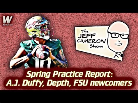 Fsu Spring Football A J Duffy Florida State Seminoles Jeff