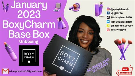 Boxycharm January Base Box Unboxing Boxycharmbasebox