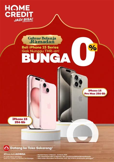 Cicilan Iphone 15 Pro Tanpa Kartu Kredit Bunga 0 Handphone 917333298