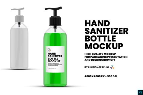 Hand Sanitizer Bottle Mockup 535560 Mock Ups Design Bundles