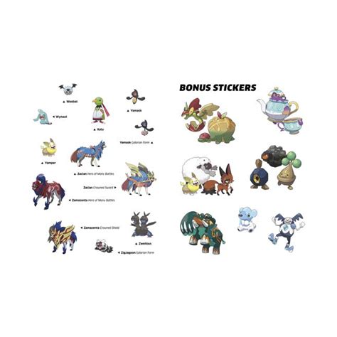 Pokémon: The Official Sticker Book of the Galar Region | Pokémon Center ...