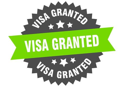 Visa Granted Stock Illustrations Visa Granted Stock Illustrations