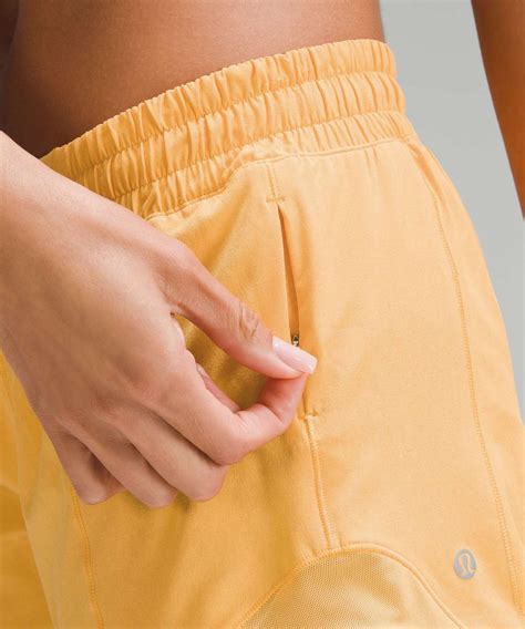 Lululemon Hotty Hot Low Rise Lined Short 4 Mango Dream Lulu Fanatics