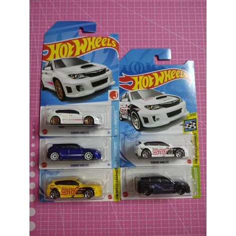 Hot Wheels Subaru WRX STI Jdm Mattel Fast Furious Shopee Malaysia