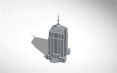 3D design Empire State Building - Tinkercad