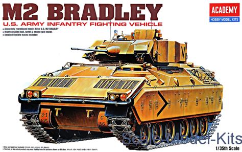 Academy - BMP M2 Bradley IFV with interior - plastic scale model kit in ...