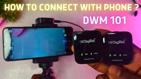 How To Connect Digitek Dwm Mic On Your Smartphone Wireless