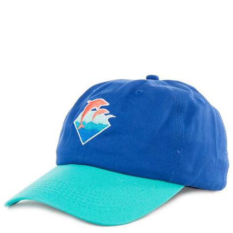 PINK DOLPHIN Waves 6 Panel Hat PS1999WHB - Shiekh