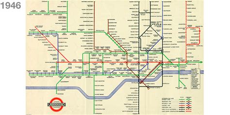 Bbc News Tube 150th Anniversary How The Underground Map Evolved