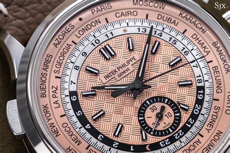 Up Close Patek Philippe Ref 5935A World Time Flyback Chronograph