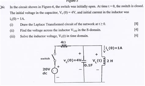 Solved Q6: Figure-s In the circuit shown in Figure-6, the | Chegg.com