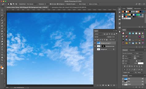 Photoshop: HOW TO CHANGE THE SKY COLOR IN PHOTOSHOP CC18