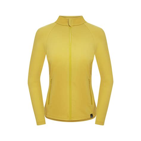 Bluza VIK FULL ZIP WOMEN Amber Yellow Fjord Nansen