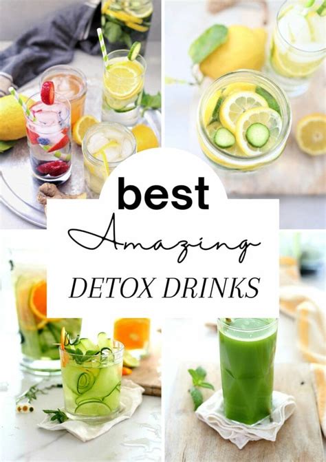 Best Detox Drinks To Make In Delightful Mom Food