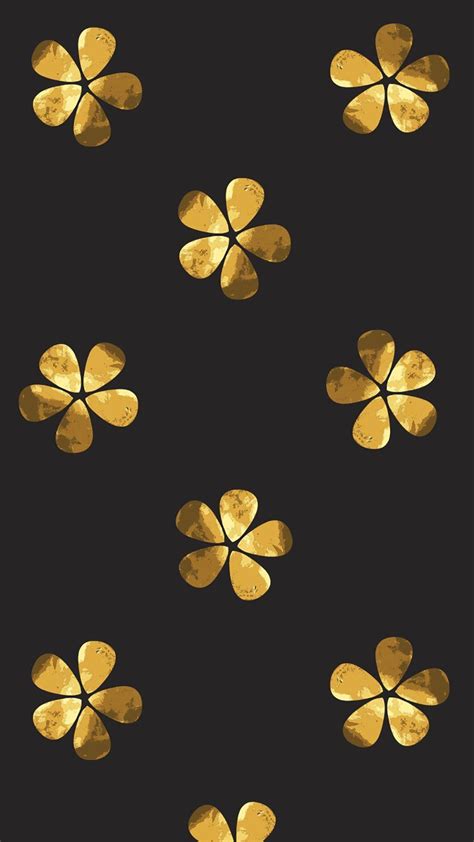 Gold Flower Wallpapers Top Free Gold Flower Backgrounds Wallpaperaccess