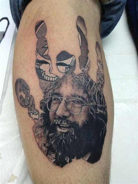 Jerry Garcia Hand Tattoo