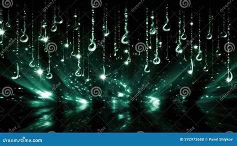 Colorful Musical Notes and Sheet Music, Artistic Illustration Stock ...