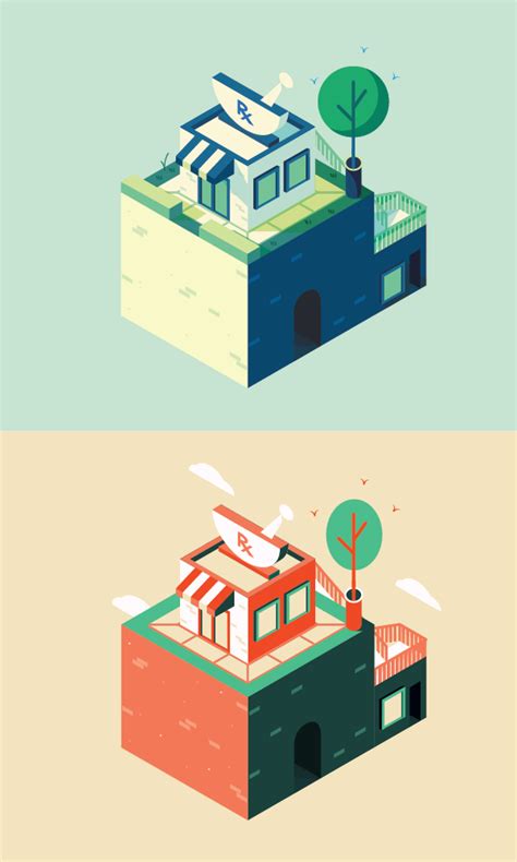 Isometric illustration, Isometric design, Isometric art