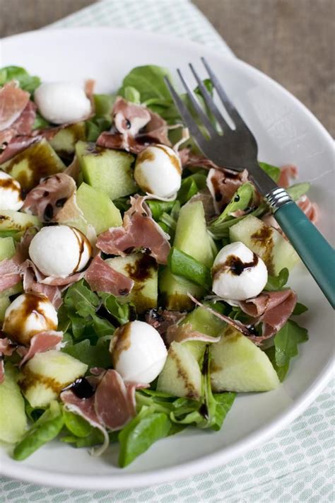 Lekkere Zomerse Salade Met Ham Meloen En Mozzarella Via Brendakookt