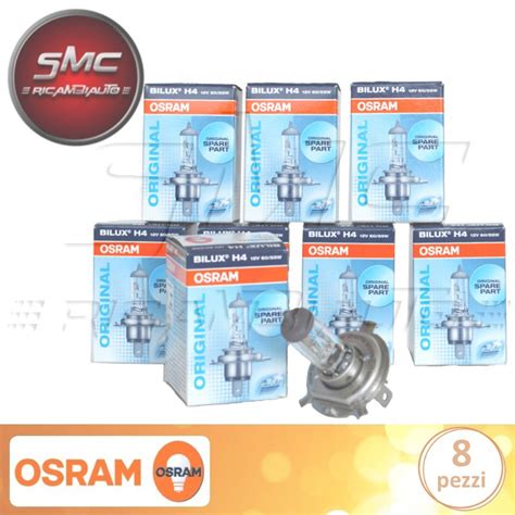 Kit Lampade Osram H4 Bilux 12V 55W 64193-8 - Ricambi auto SMC