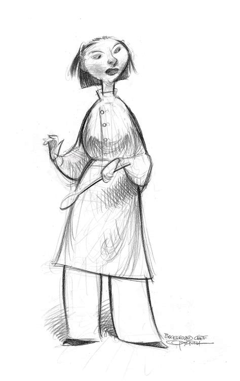 Colette, Concept Art ~ Ratatouille (2007) Character Design Disney, Character Design Sketches ...